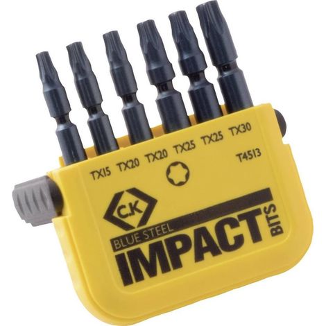 Juego puntas Torx ck 6 piezas 50 mm acero aleado