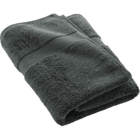 Serviette de toilette 70 x 130 cm Elegante anthracite (1/4)