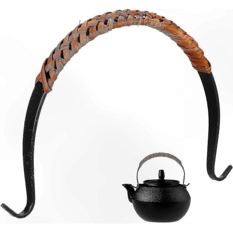 Poignée de rechange en rotin pour théières et carafes en céramique - Accessoire robuste (1/4)