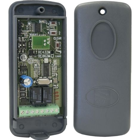 CAME 001RE432M RE432M Ricevente Ricevitore Bicanale 433,92 Mhz Esterno 2 Canali