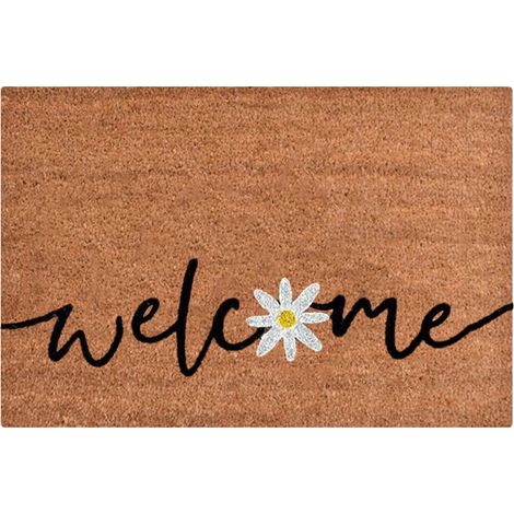 Tapis De Seuil - Tapis D'Entrée En Polypropylène Avec Dos En Caoutchouc Revalorisé - Pour Porte D'Entrée Extérieure Ou Intérieure - 45 x 75 cm (1/4)