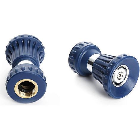 Fire Hose Spray Nozzle Heavy Duty Brass Nozzle for Washing 2Pcs Plants (1/5)