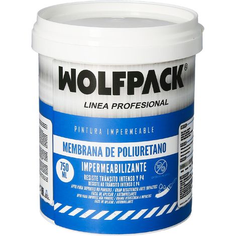 Pintura impermeabilizante transparente 750 ml para interiores y exteriores (1/5)