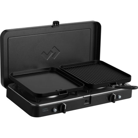 Cadac 2-Cook Turbo FFD Deluxe 50mbar BBQ Gasgrill Tischgrill Campinggrill 203F2C-20-DE (1/5)