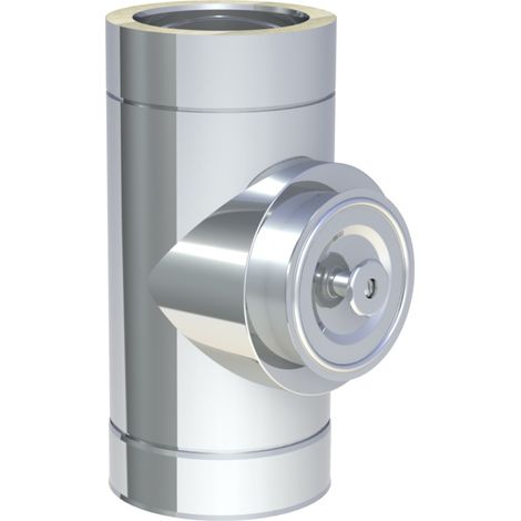 Elément d'inspection inox Diam 200 mm rond avec porte