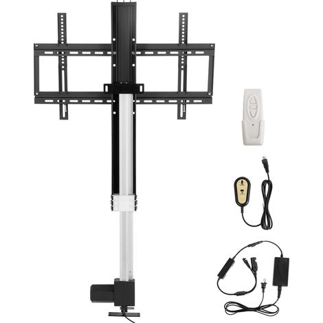 Support TV Motorisé pour Écrans Plats 66-52,4 cm, Montage Électrique Robust pour LCD/LED/OLED/Plasma, Levage Automatique (1/5)