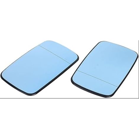 Verre Extérieur Rétroviseur Chauffant pour E46 Verre pour Remplacement Paire avec Chauffage Anti-Buée (1/5)