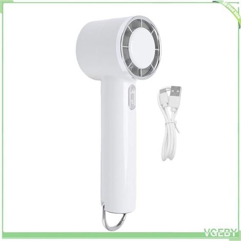 Ventilateur portatif - FAFEICY - 5 vitesses - 1200mAh - Conception suspendue - Blanc (1/5)