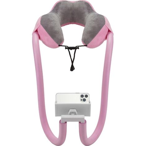 Support de coussin de nuque pour téléphone portable - Support de téléphone portable - Coussin de nuque - Support de téléphone portable 2 en 1 - Support de coussin de téléphone portable et support de (1/5)
