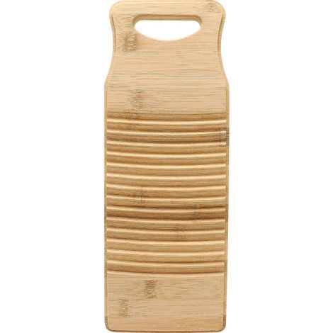 Planche à laver en bambou pour le linge, planche à laver à la main, planche à laver ménagère antidérapante pour le linge (1/5)