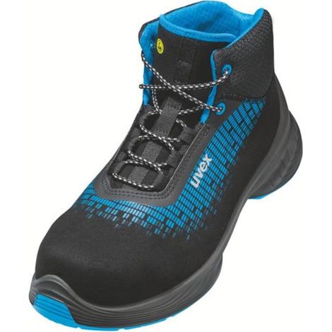 uvex Stiefel 1 G2 S2 68330 blau schwarz Weite 14 Gr. 35