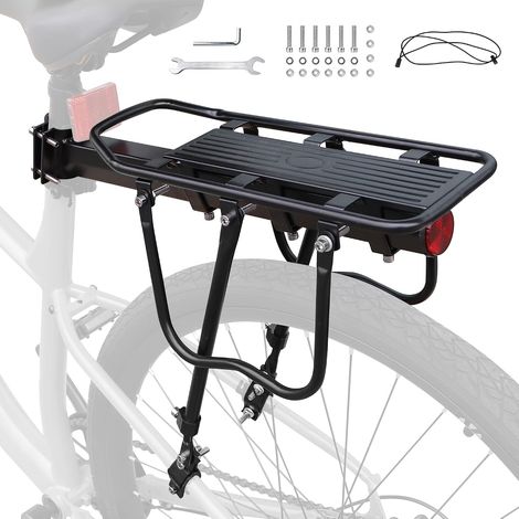 Kit de porte-bagages de vélo pour vélos de 22 à 29"/700 C, réglable, universel, en fer, charge maximale de 50 kg, pour VTT et vélo de route (1/5)