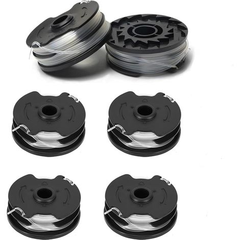 Packung mit 6 Spulen für Parkside Trimmerfaden (Prt 550 A1/B2/C3 20-Li C3), Ersatzteile für Trimmer, 1,6 mm Durchmesser und 8,3 m Länge, geeignet für Trimmer (1/5)