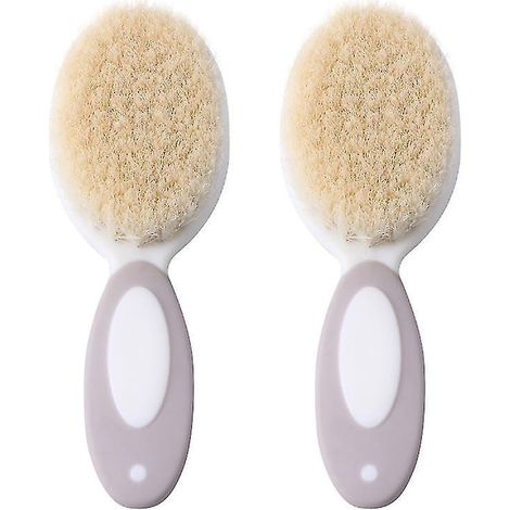 Brosse de nettoyage en plastique et laine pour bébé (1/2)