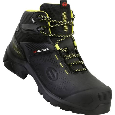 Heckel MACCROSSROAD 3.0 S3 HIGH 6731343 Stivali di sicurezza S3 Taglia delle scarpe (EU): 43 Nero, Giallo 1 Paio/a (1/2)