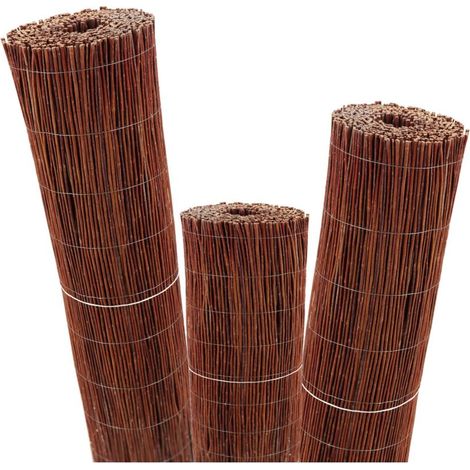 – Clôture en osier 5m x 150cm – Brise-vue naturel en bois de saule – Montage facile avec fils galvanisés – Pour jardins et terrasses (1/5)