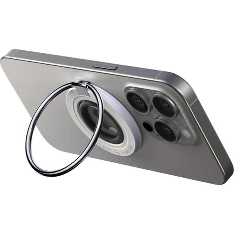 Support de téléphone magnétique MagSafe anneau pour doigt noir (1/5)