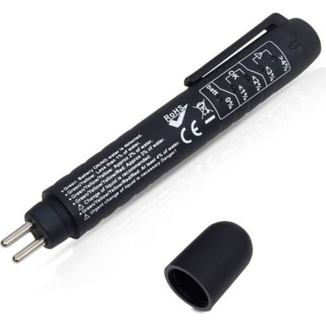 Testeur de liquide de frein avec stylo de test et 5 indicateurs LED, analyseur automatique d'humidité compatible Dot3 Dot4 Dot5 (1/5)