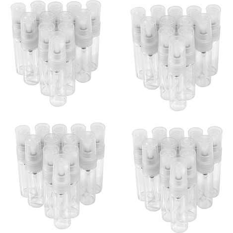 100 Pcs Mini 5 ML Verre Rechargeable Voyage Parfum Vide Bouteille Atomiseur Pompe PulvéRisation (1/5)