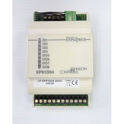 Johnson Controls LP-XP91D04-000C - Module dextension - 4 entrées binaires - 4 sorties triacs