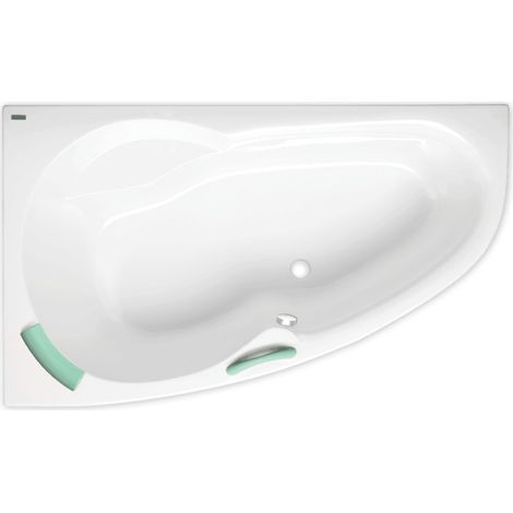Siko Bañera Esquinera Laguna Fortuna Izquierda 160 x 100 cm en Acrílico, Blanco (FO1600LPLUS) (1/3)