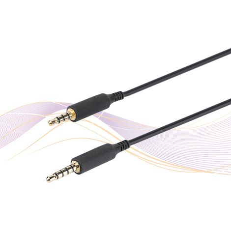 Câble de remplacement pour casque gaming Logitech Astro A10 A40 A30 A50, câble audio mâle-mâle (1/5)