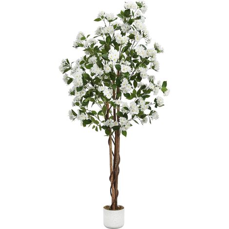 Arbre Artificiel parfumé (Osmanthus) 180 cm Grande Plante Artificielle en Pot pour Salon, Bureau et Balcon Plante Artificielle à Feuilles persistantes et décoration (1/5)
