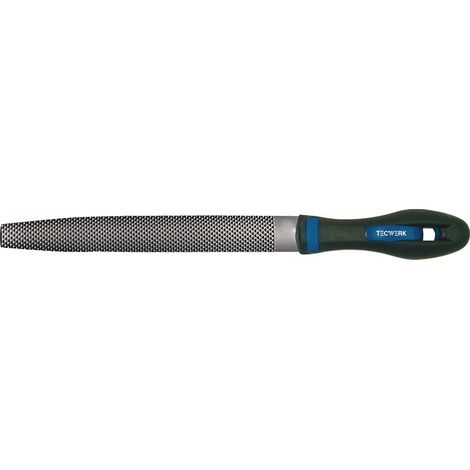 TECWERK Kabinettraspel DIN 7263 D L.200mm Q.24x5mm Hieb 2 halbrd.2K-Ergo TECWERK