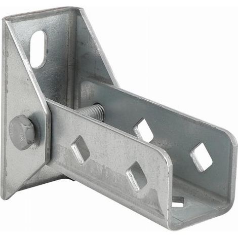Walraven – Renfort de liaison articulé pour rail strut 41x41mm – Acier 1.0332 – Résistance au brouillard salin 1000h – 66588814