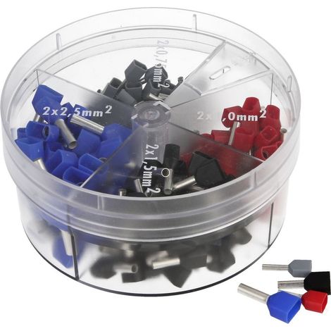 Assortiment d’embouts de câble Twin 0,75 - 2,50 mm²  isolé