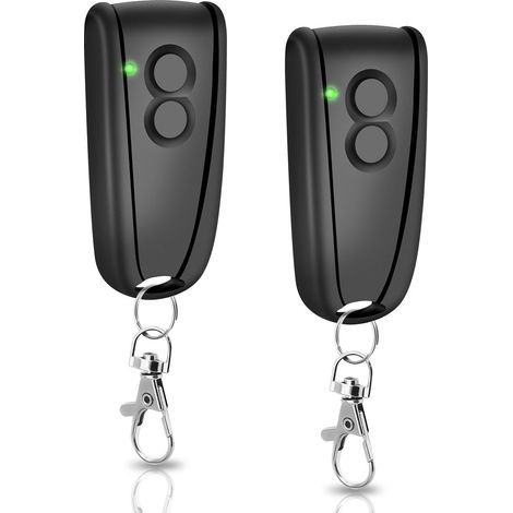 Universal Gate Remote Control 433.92 MHz Garage Door Remote Control, 2 Buttons Gate Remote Control, Compatible with Ecostar RSC2, RSE2 Remote Control, Compatible with Liftronic 500, 700, 800 Gate