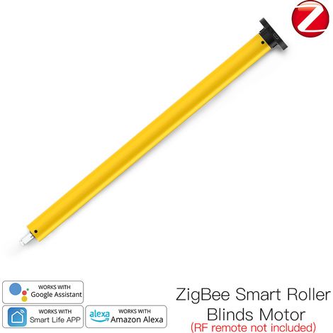 Kit motore per tende a rullo tubolari da 25 mm, ricevitore integrato, telecomando wireless RF433 DC per tubo da 38 mm, applicazione Smart Life. (1/5)