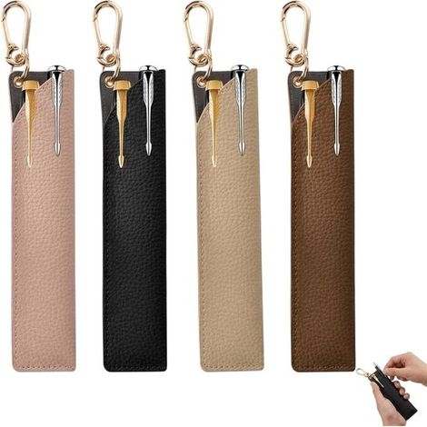 Porte-stylo - 16 x 3,5 cm - Organisateur de stylos - Pour la prise de notes - Conçu pour les infirmières, les livreurs et les employés de bureau - Lot de 4 (1/5)