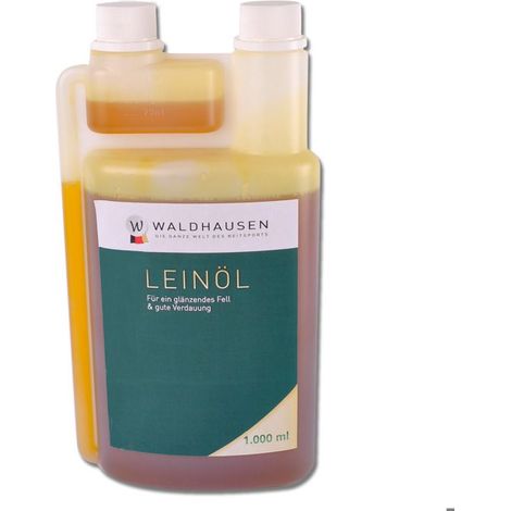 Aceite de linaza Waldhausen 1L prensado en frío digestión