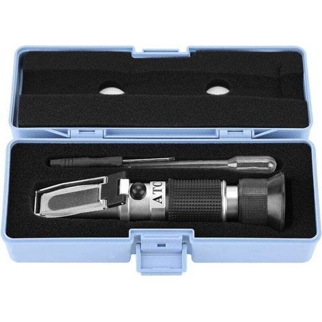 Honey Refractometer Beekeeping Tools (Sugar Content) Honey Concentration Meter Ideal for Honey, Maple Syrup and Molasses Beekeeping Supplies (1/5)