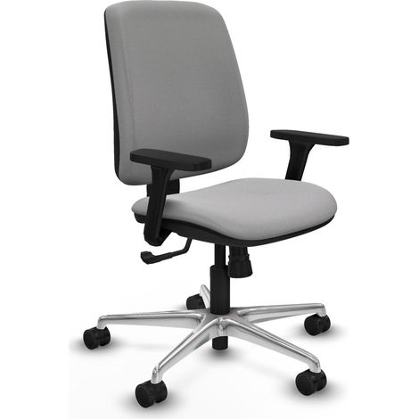 Silla de oficina piqueras y crespo Alares gris tela ergonómica (1/2)