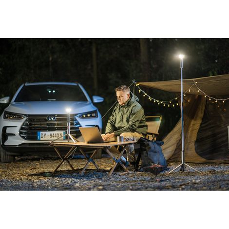 Lampe de Camping Télescopique LED – CC1 Rechargeable USB & Étanche IP65 (1/5)