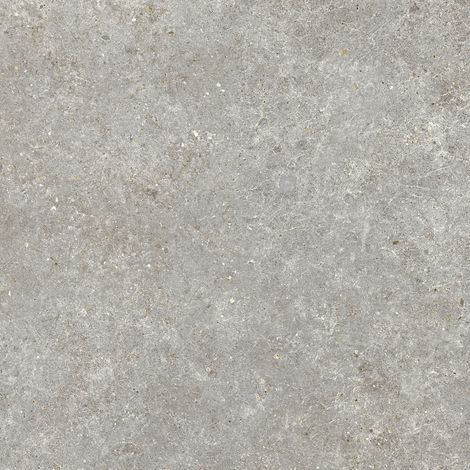 Carrelage effet Pierre Calcaire Gris Cendré 80x80x0,9 cm Mat Domella - Sol et mur intérieur (vendu par carton de 1,28 m²) - RO'MA CARRELAGE