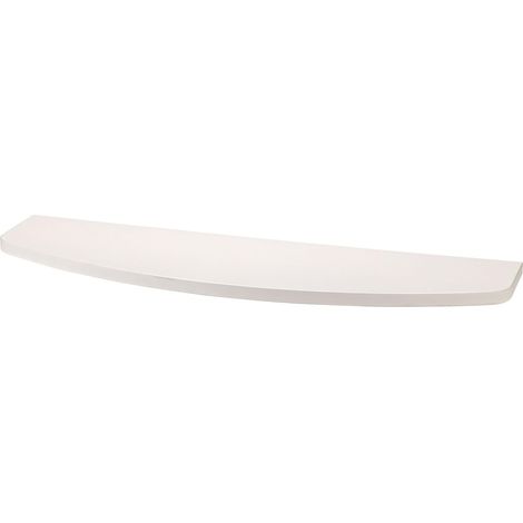 King Home MENSOLA STONDATA IN TRUCIOLARE NOBILITATO BORDATO SU 3 LATI BIANCO(cm 70x2x20) CARTONE DA 4 PEZZI (1/4)