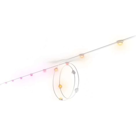 Philips Hue Festavia Guirlande lumineuse Outdoor avec 32 lampes – 18 mètres Lumière blanche et colorée - IP65 - White and Color Ambiance (1/5)