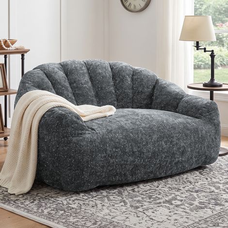 Canapé-pouf Starry Sky Bear Paw, pouf confortable au design spacieux, canapé-pouf surdimensionné avec accoudoirs et rembourrage pour salon et chambre. (1/5)