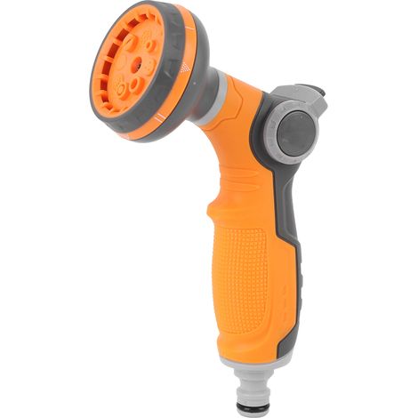 Gartenschlauchdüse, 8 einstellbare Modi, Daumensteuerung, ergonomischer, auslaufsicherer Sprühkopf für 3/4-Zoll-Gewinde. (1/5)