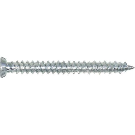 tornillo hormigón. acero. zincado brillante. diámetro 7,5 tor.hormigon 7.5-82 tor.hormigon 7.5-82mm ( color:000000 100)