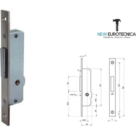 ISEO 903 K SERRATURA INF P/MONTANTE CIL SPILLO E16 F16 (1/7)