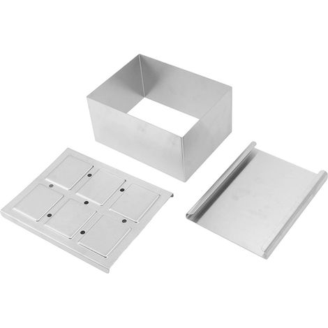 Presse à tofu multifonctionnelle en acier inoxydable 304, appareil ménager à monter soi-même, réglable, presse à tofu végétalienne L (1/5)