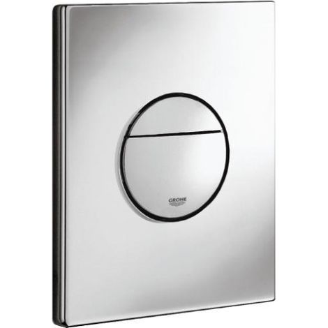 Grohe – Plaque de commande WC 38765000 – Double touche – Montage horizontal/vertical – ABS brillant – Dimensions 15.6 x 19.7 cm (1/9)
