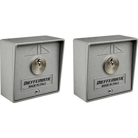 Coppia 2 Selettore A Chiave Unica Uguale Automazione Cancello Serranda Garage