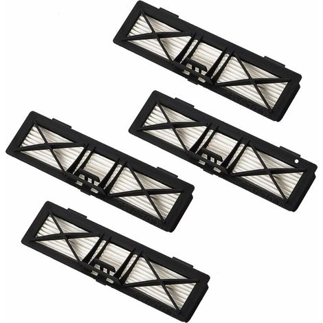 BRAVIX Robotics Neato Performance Lot de 4 filtres Ultra Normal, Noir (1/5)