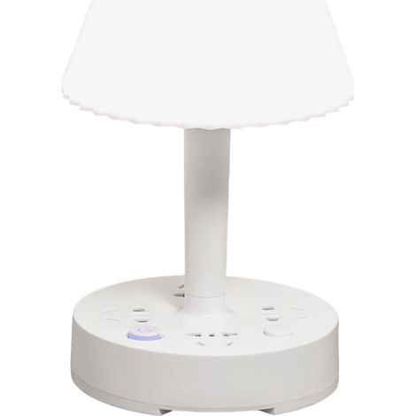 Lampe de table multifonctionnelle créative avec multiprise pour ordinateur de bureau, compatible avec les chambres d'étudiants (CN 110-250V). (1/5)