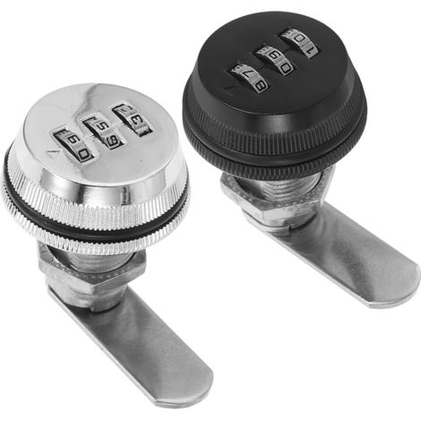 Lot de 2 cadenas à combinaison pour tiroirs commodes et